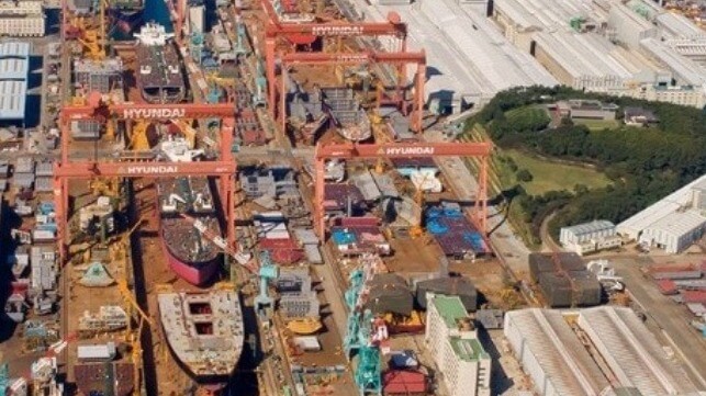 Hyundai shipyard