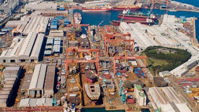 Hyundai shipyard