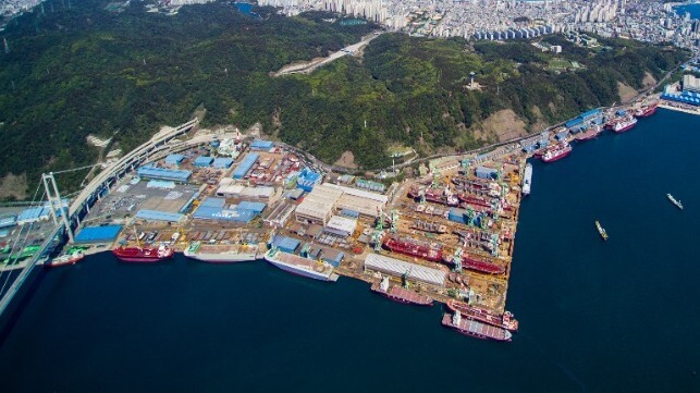 South Korean shipbuilding orders 