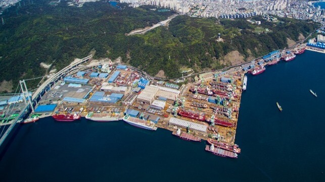 South Korean shipbuilding orders