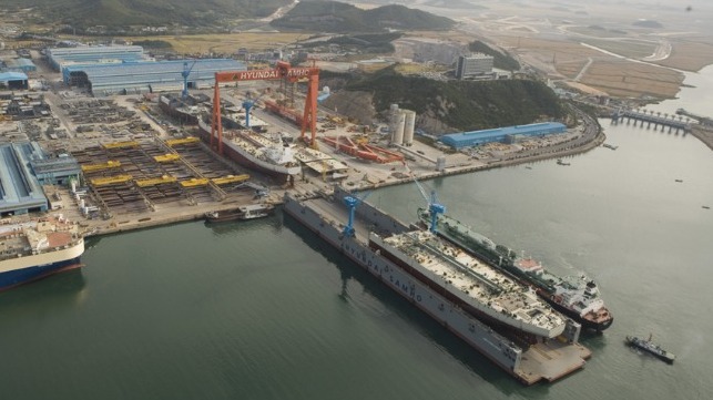 Hyundai shipbuilding