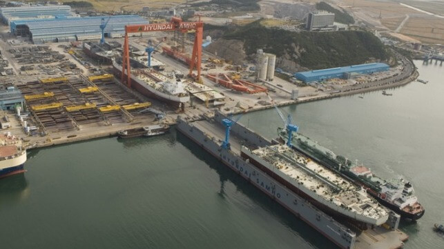 Hyundai shipyard