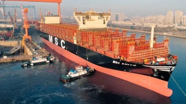 ultra-large containership construction