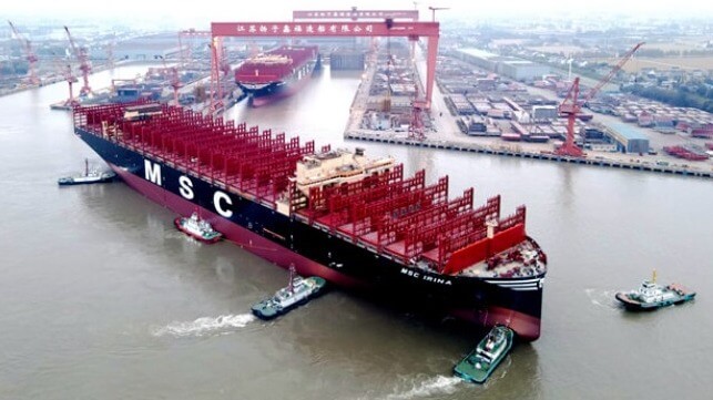 MSC containership growth