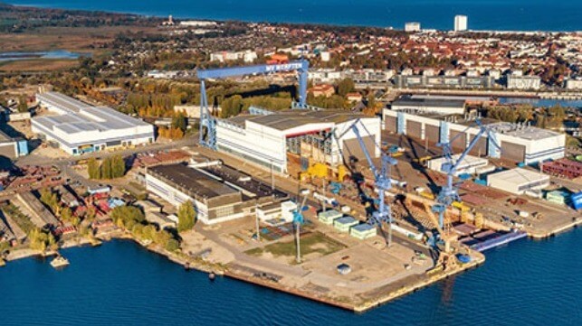 Deutsche Marine gibt Übernahmeangebot für Rostocker Werft ab