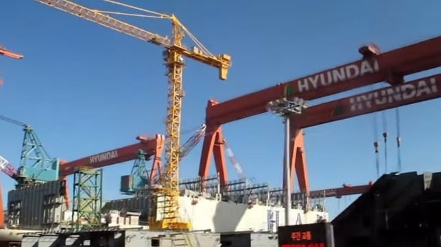 South Korean shipyards receive largest new orders for third month in a row