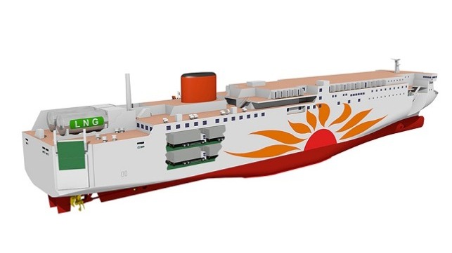LNG supply for first ferries in Japan