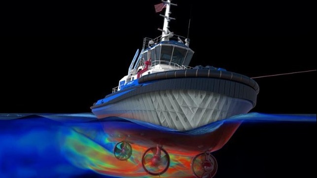 3D modeling first for US built tug