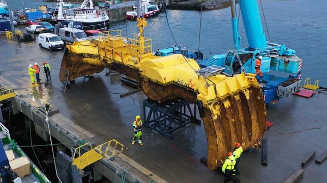 wave energy tests in Scotland