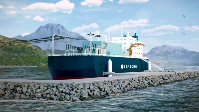 Compact Molten Salt Reactor used for power barges