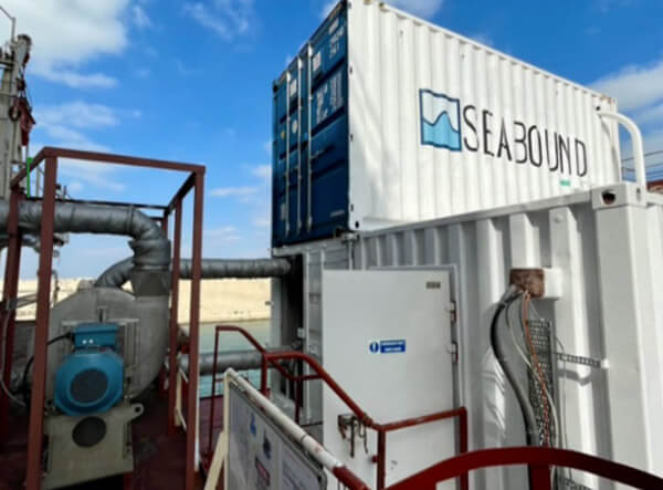 Seabound carbon capture test