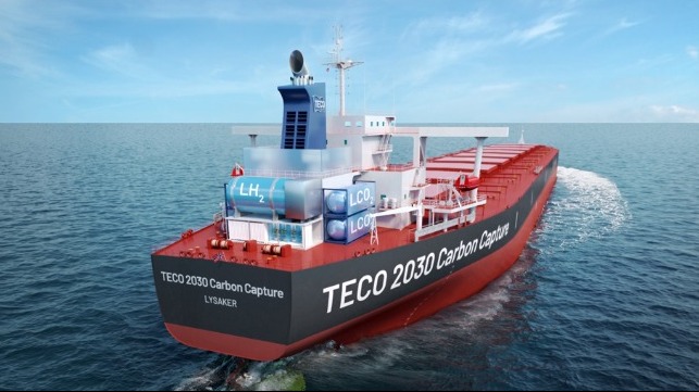 cryrogenics to liquify CO2 for storage and made into usable product