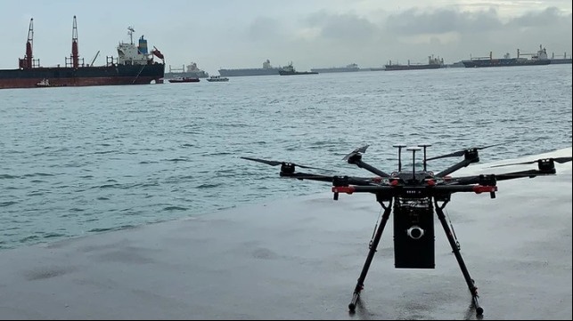 drone delivery to ships