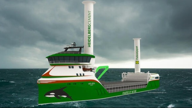 hydrogen supply Norway for world;s first zero-emission cargo ship