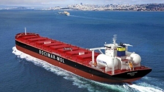ammonia dual-fuel bulker