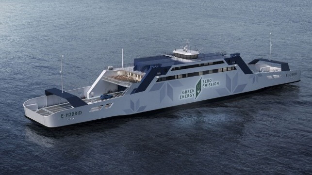 hydrogen-electric ferry