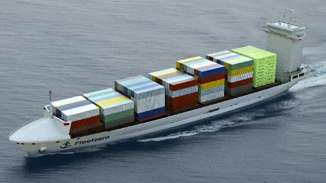 battery powered containership