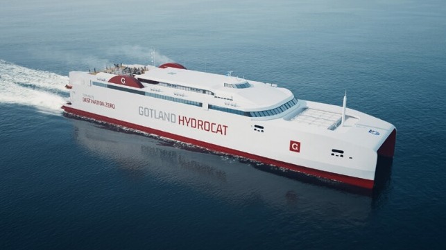 hydrogen high-speed catamaran