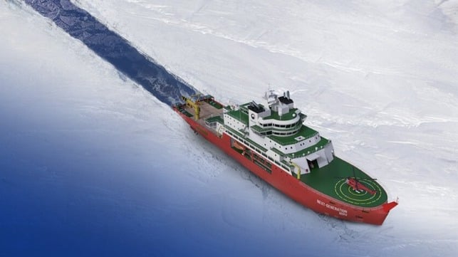 polar research vessel for South Korea