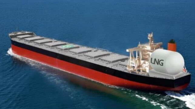 LNG fueled bulker