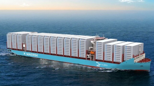 Maersk methanol containerships 