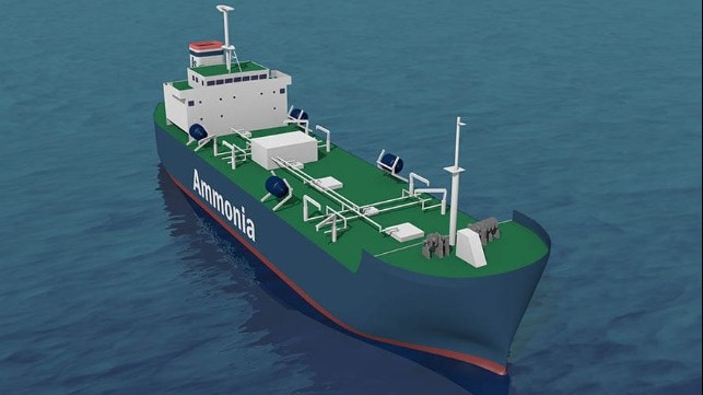 ammonia bunker vessel