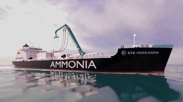 ammonia bunker vessel