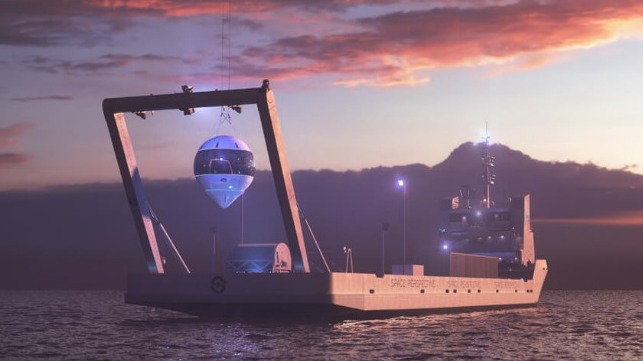 El antiguo Edison Chouest OSV se está convirtiendo para albergar vuelos espaciales 1 puerto espacial marino