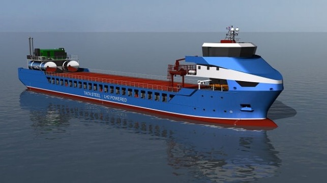 Tata Steel gaat eerste waterstofaangedreven cruiseschip in Nederland te water laten