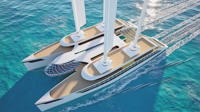 sustainable sail cruise ship