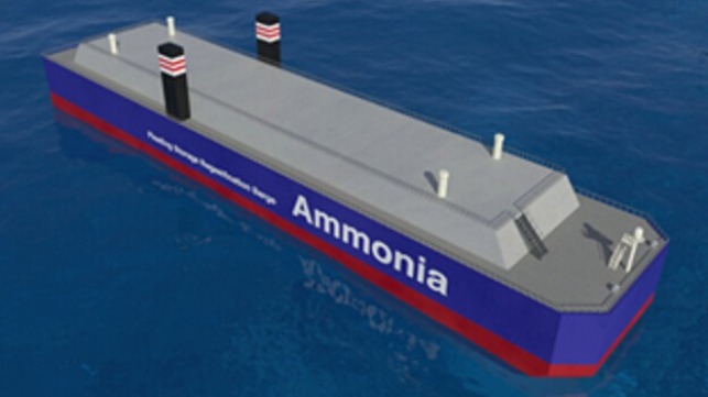 ammonia floating storage regasification