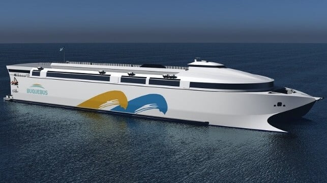 incat buquebus ferry concept