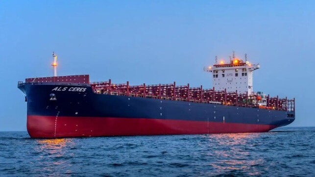 ammonia-ready containership