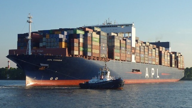 CMA CGM container ship loses boxes in Indian Ocean