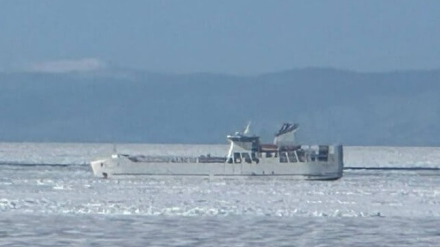 stranded ferry