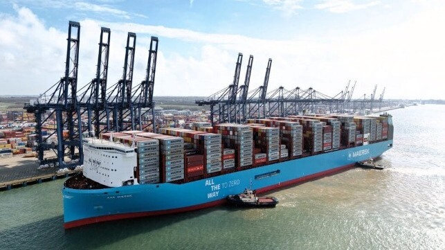 Maersk methanol-fueled containership