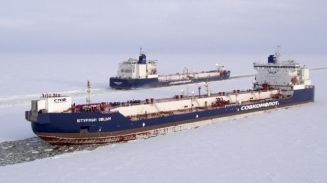 South Korea delivers tanker to Russia Sovcomflot