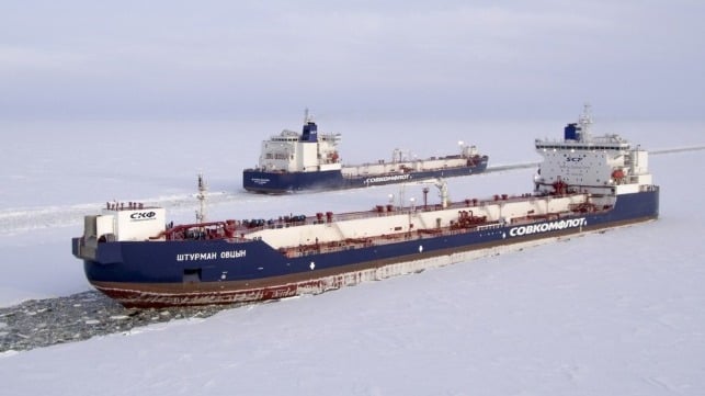 container shipping on Russia's North Sea Route 