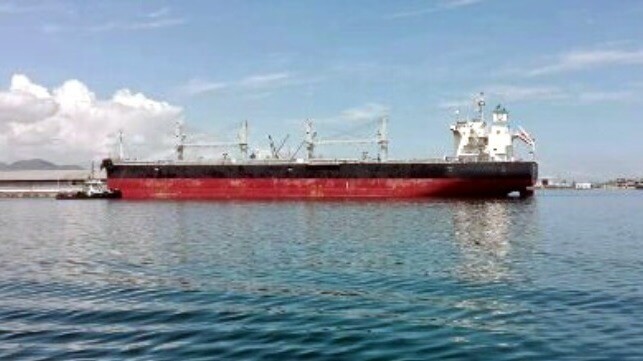 bulker caught by Russian sanctions