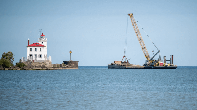 USACE bucket dredge