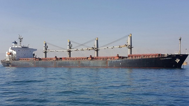 refugees refusing to leave the bulk carrier that resuced them