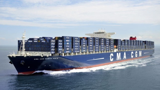 largest boxship arriving on East Coast