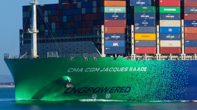 LNG fueled shipping