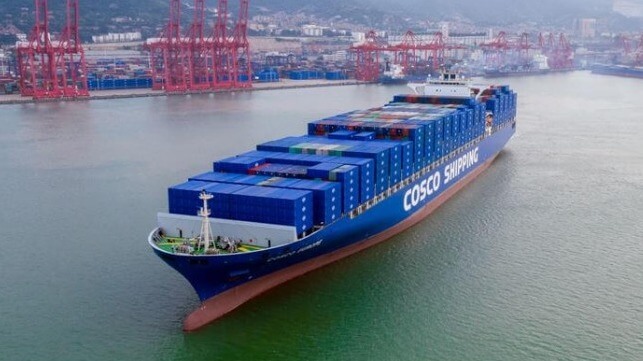 COSCO methanol containerships 
