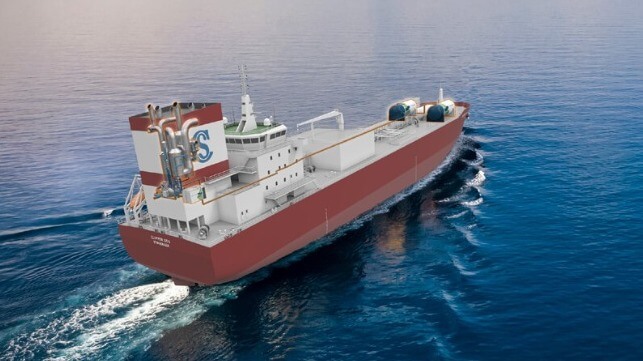 Carbon capture test on installed emission scrubber
