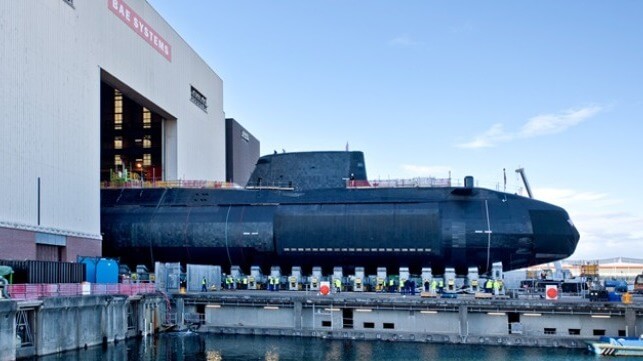 BAE systems astute class sub