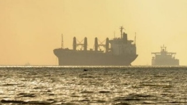 Terminales del Reino Unido “reticentes” a manejar Bulker Ruby debido a especulaciones de los medios 1 granelero anclado