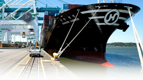 Hanjin container ship