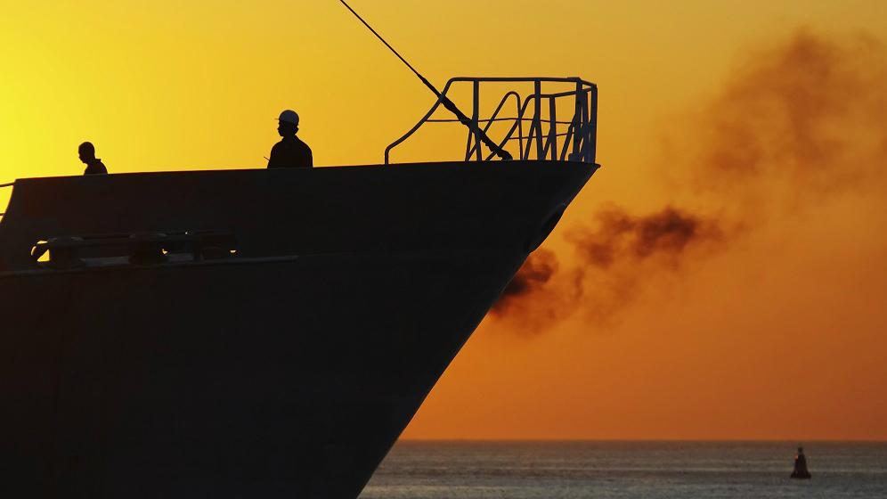 Ship at Dusk