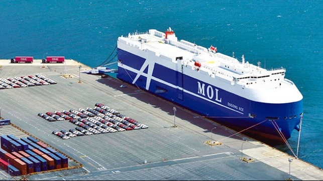 LNG fueled car carrers